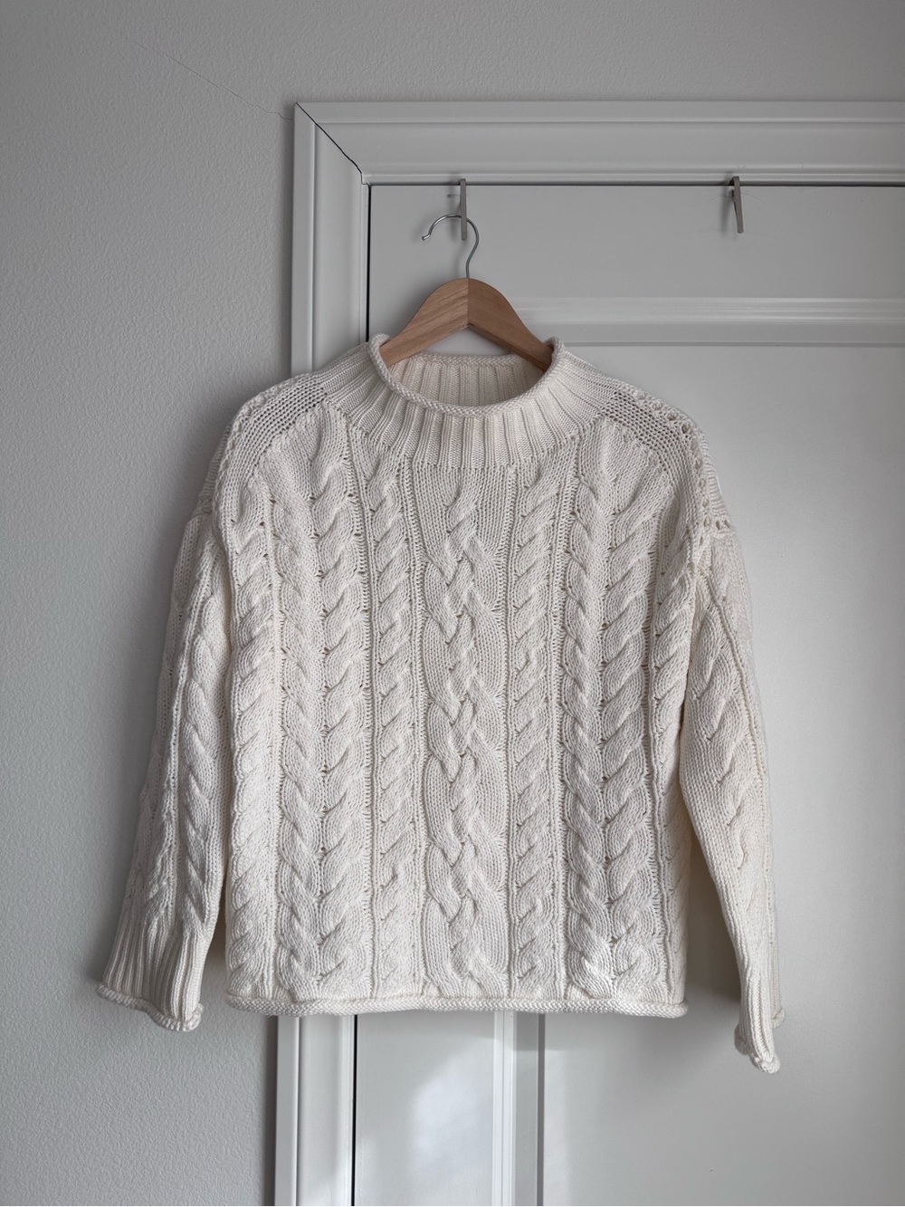 NWT J Crew 2025 Rollneck Cable Knit Sweater Size XXS